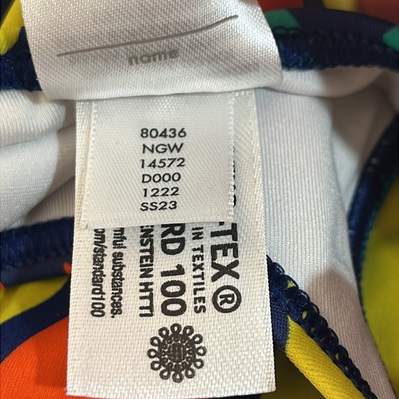 Hanna Andersson Baby Skirted One Piece Swimsuit Size 6-12 Month 70 cm Snow Cones - Picture 6 of 9